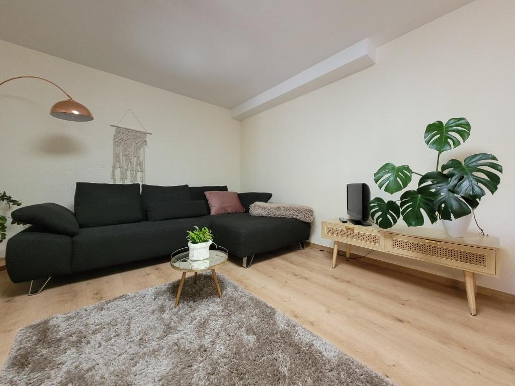 Posezení v ubytování Ferienwohnung Riesling