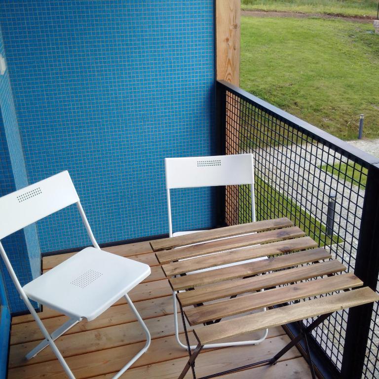 Balkón nebo terasa v ubytování Apartmán u Skiareálu Filipovice