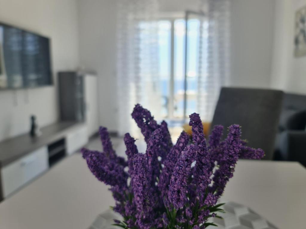 Kuchyň nebo kuchyňský kout v ubytování Apartments Pavlić