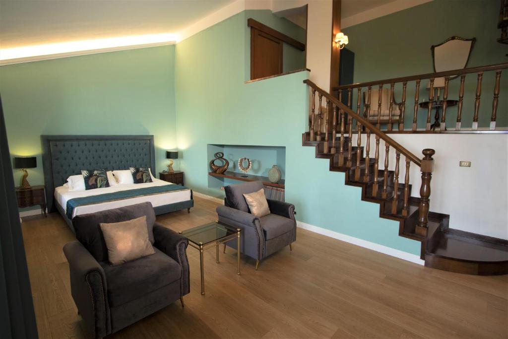 Posezení v ubytování VillaMara Luxury rooms