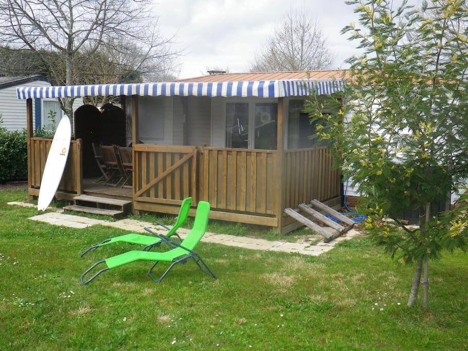 Zahrada ubytování Mobil Home sur la côte landaise
