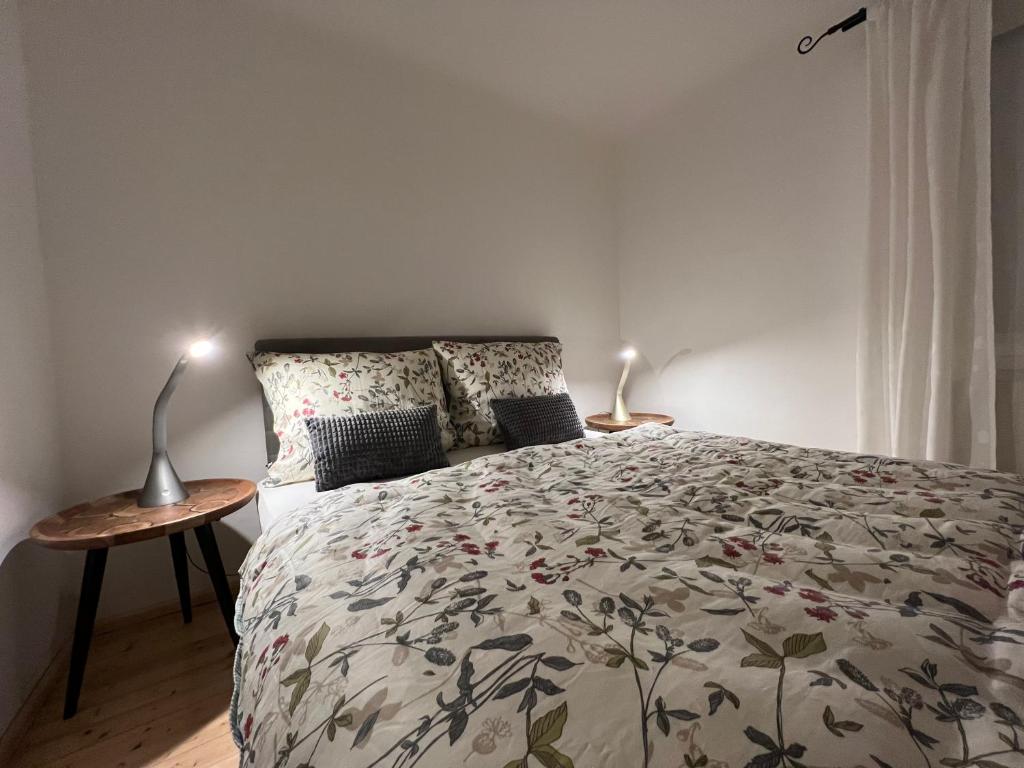 Postel nebo postele na pokoji v ubytování SOMMERHAUS JOSEFA