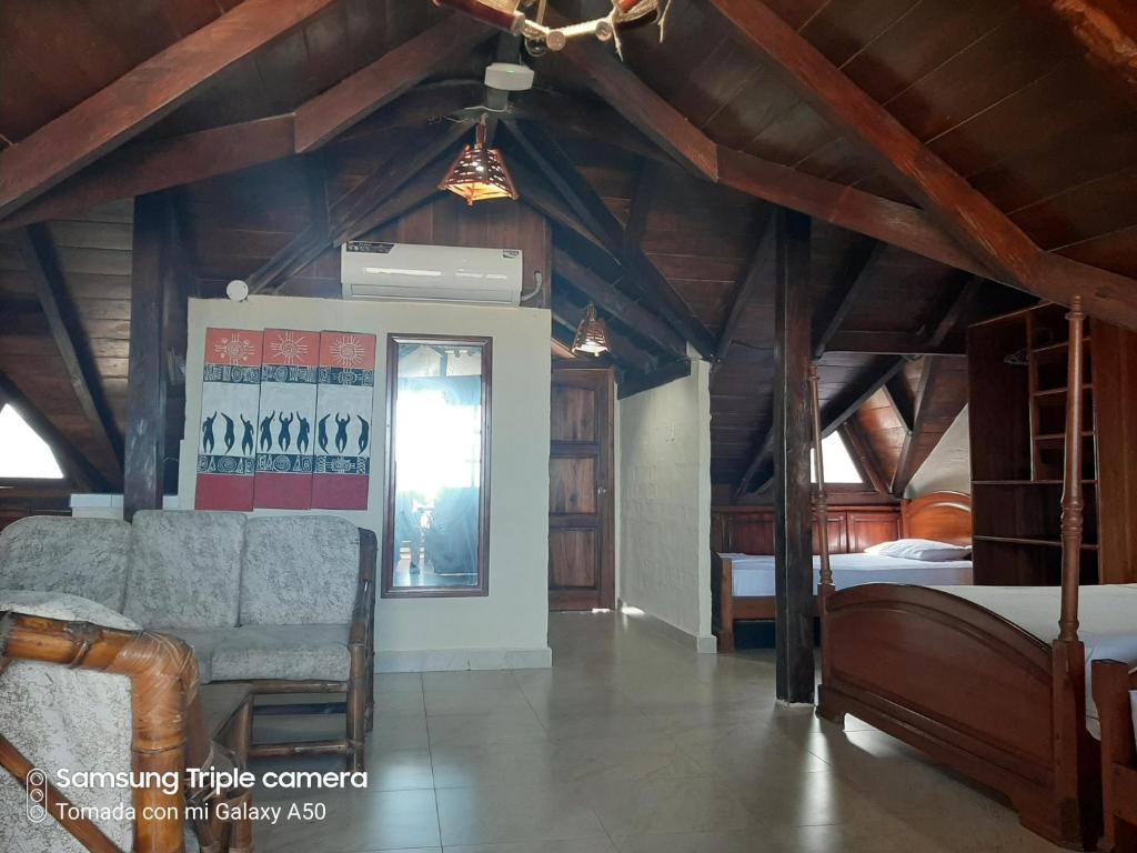 Postel nebo postele na pokoji v ubytování Hotel La Vista