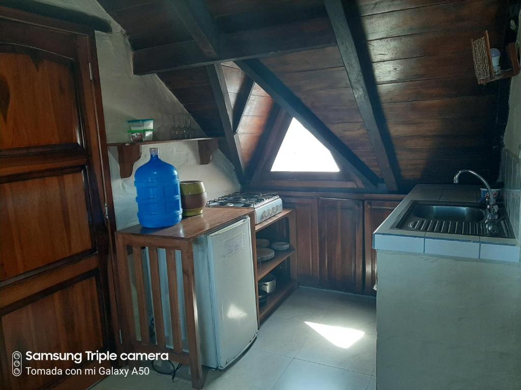 Kuchyň nebo kuchyňský kout v ubytování Hotel La Vista