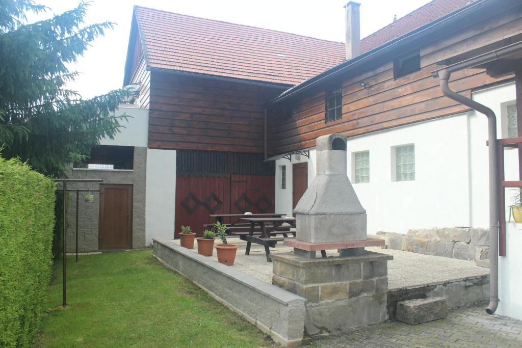 Zahrada ubytování Wellness pension Formanka