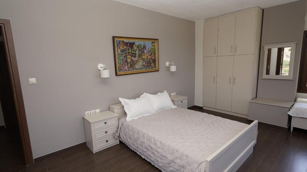 Postel nebo postele na pokoji v ubytování Villa Faihs