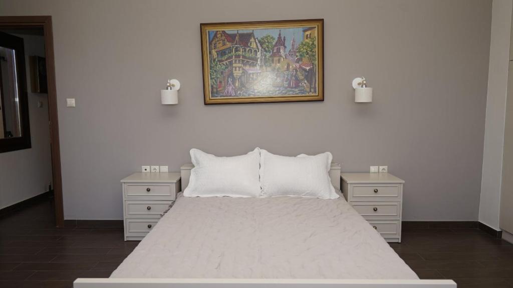 Postel nebo postele na pokoji v ubytování Villa Faihs