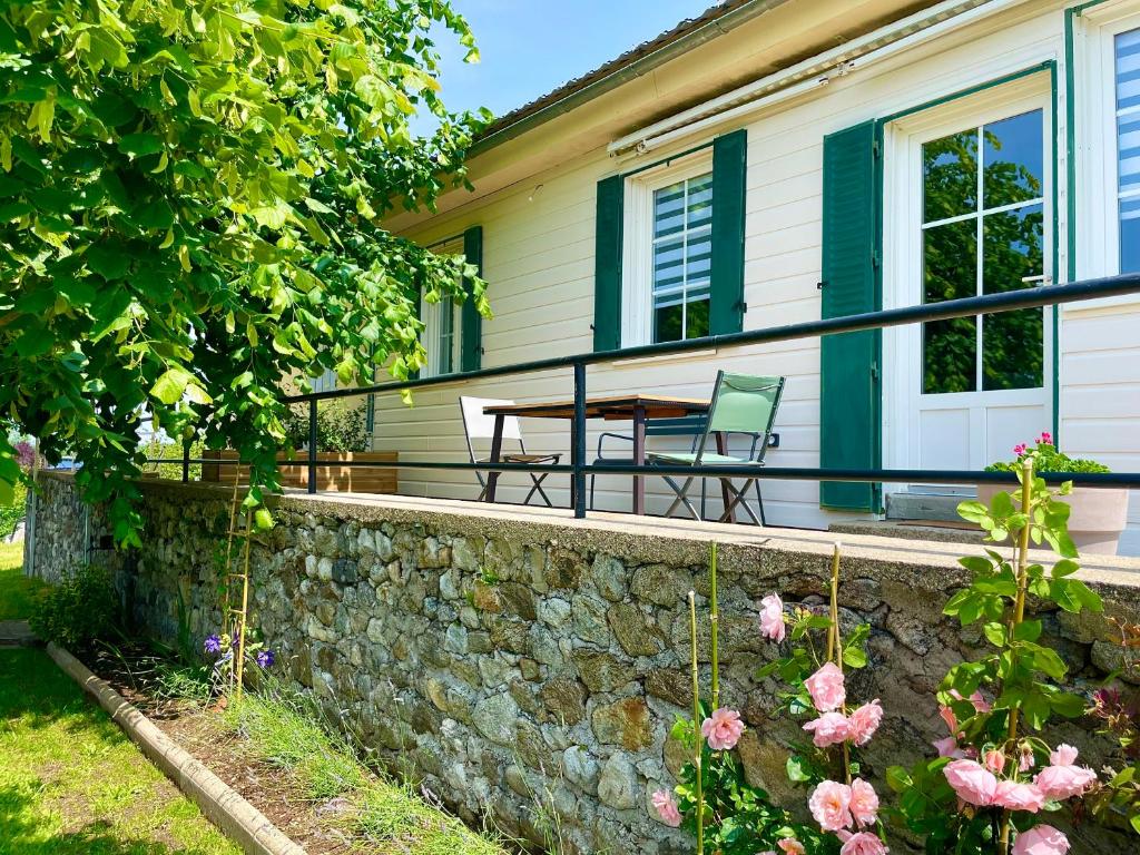 Vonkajšia záhrada v ubytovaní Caporizon-La Marote-Gite calme tout neuf