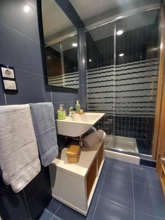 Posezení v ubytování Apartamento Aurora