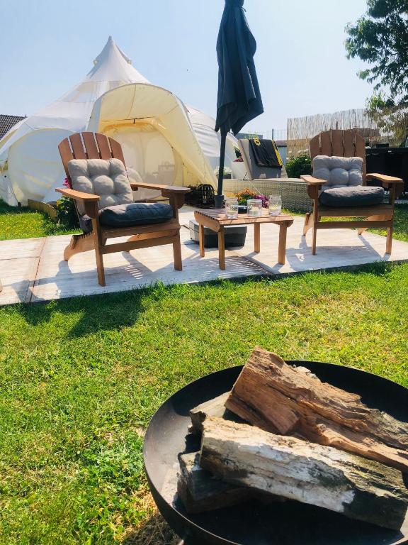 Zahrada ubytování Luxe Glamping Moonlight