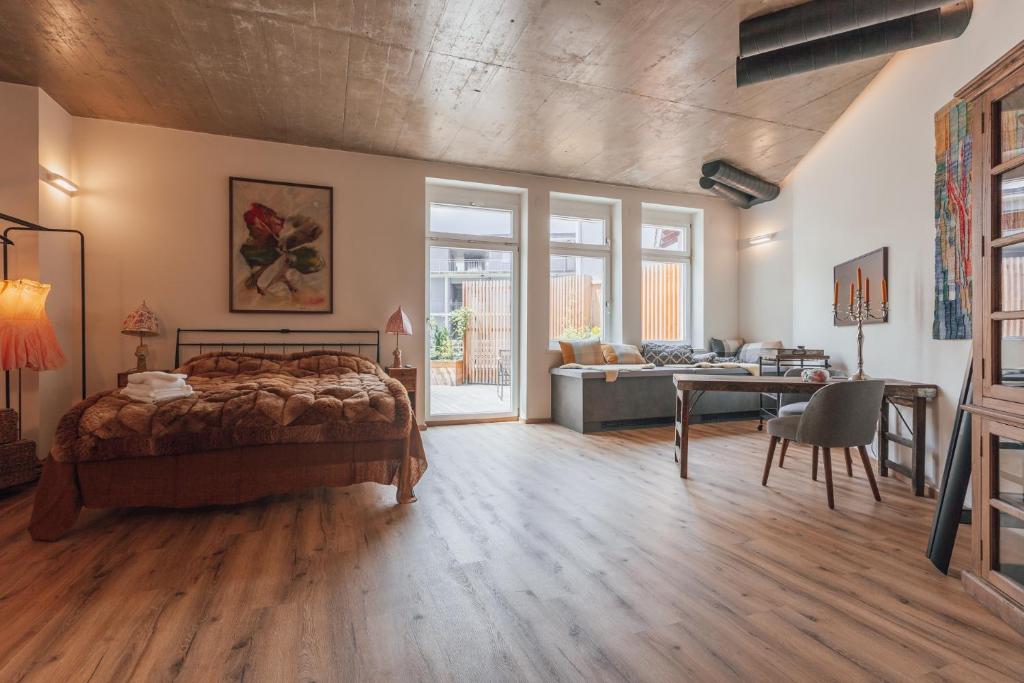 Posezení v ubytování MischMasch Appartement