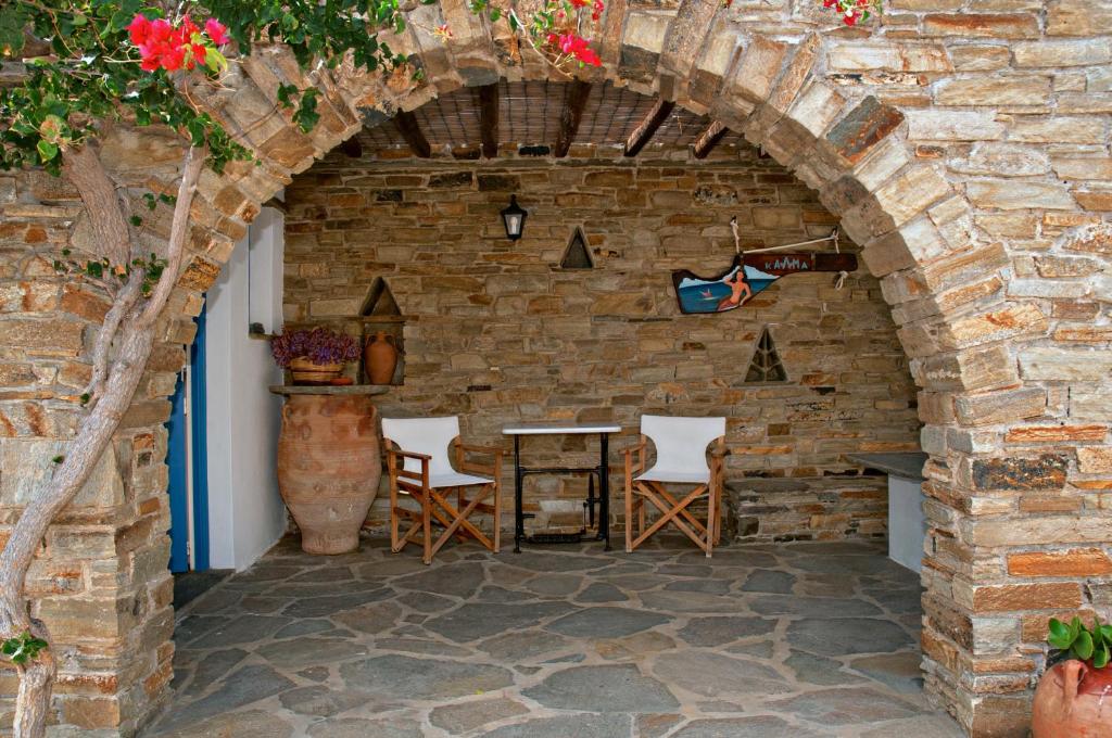 Patio nebo venkovní prostory v ubytování Porto Kalma