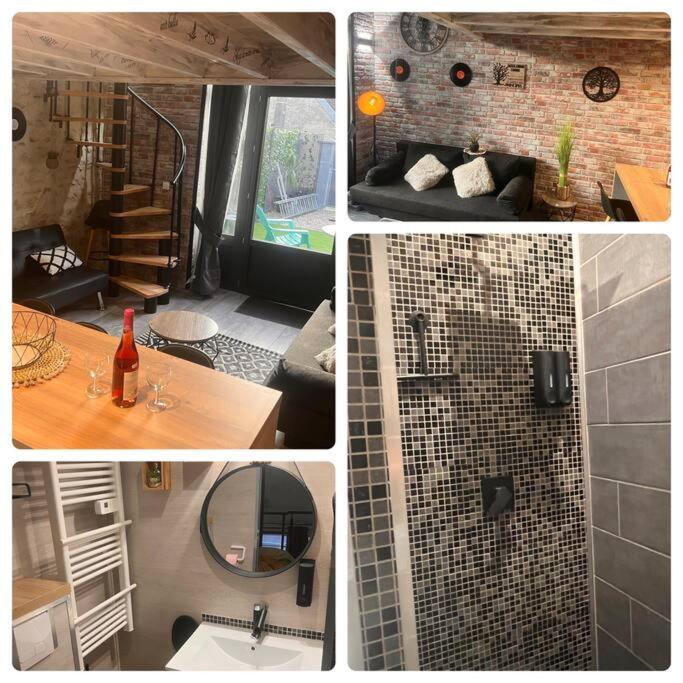 Koupelna v ubytování Top Loft Perles 4 des Châteaux