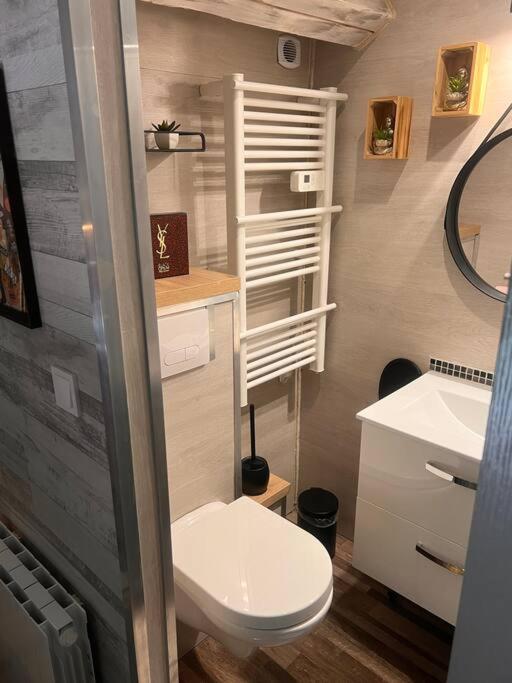 Koupelna v ubytování Top Loft Perles 4 des Châteaux