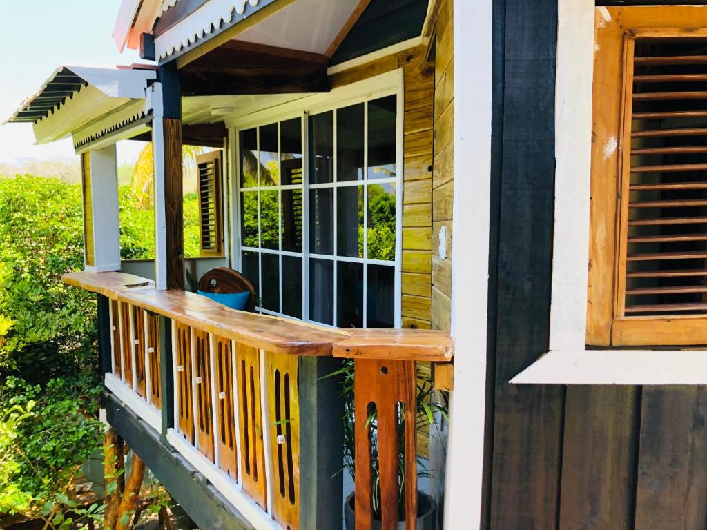 Balkón nebo terasa v ubytování Baby Rustic