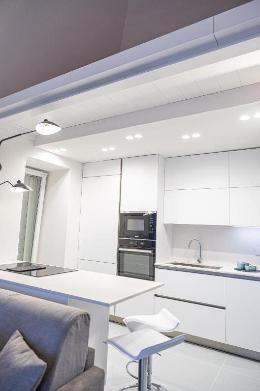 Kuchyň nebo kuchyňský kout v ubytování Relais Solis