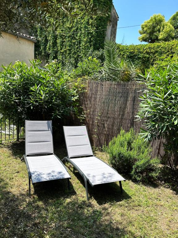 Zahrada ubytování Maison Ventoux