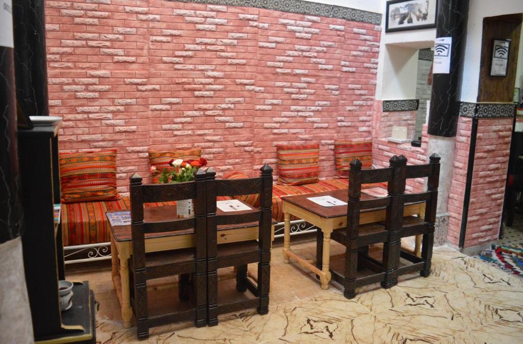 Restaurace v ubytování Riad Wink