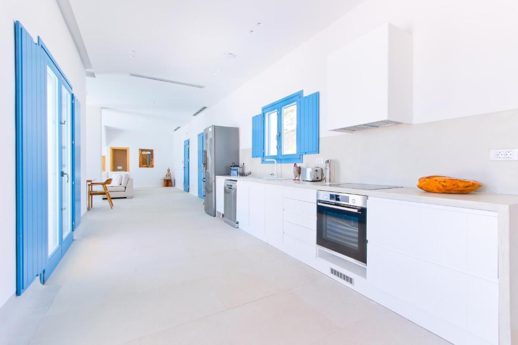 Kuchnia lub aneks kuchenny w obiekcie Star villa by Bestofmikonos