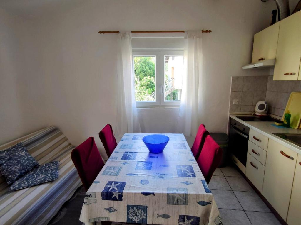 Kuchyň nebo kuchyňský kout v ubytování Apartmani Mediteran Copic