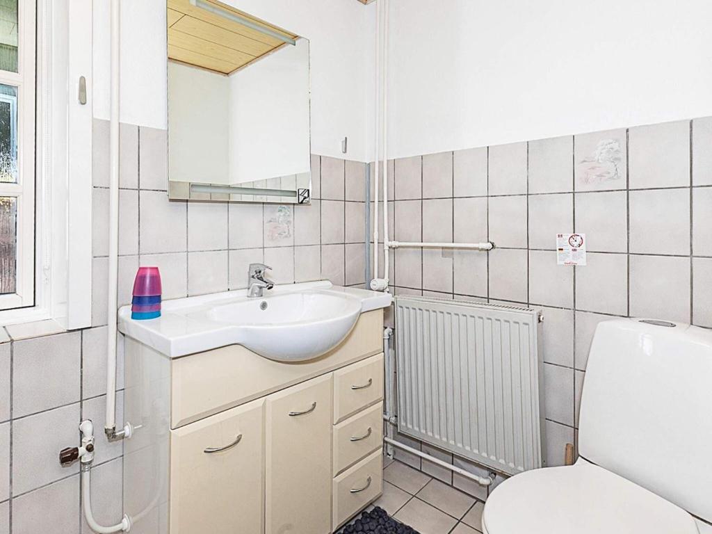Koupelna v ubytování Apartment Hanstholm