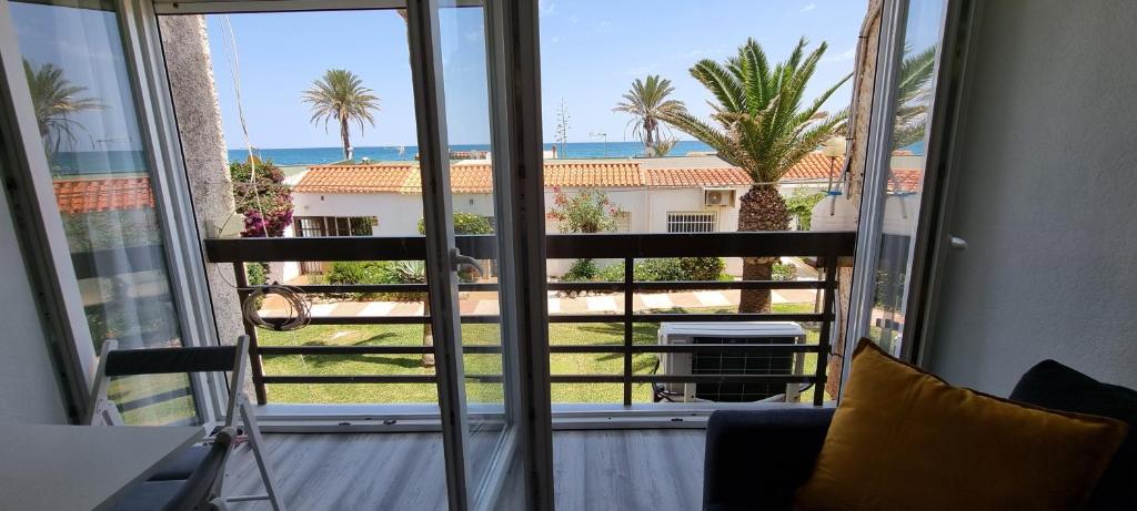 Balkón alebo terasa v ubytovaní Tropicana playa