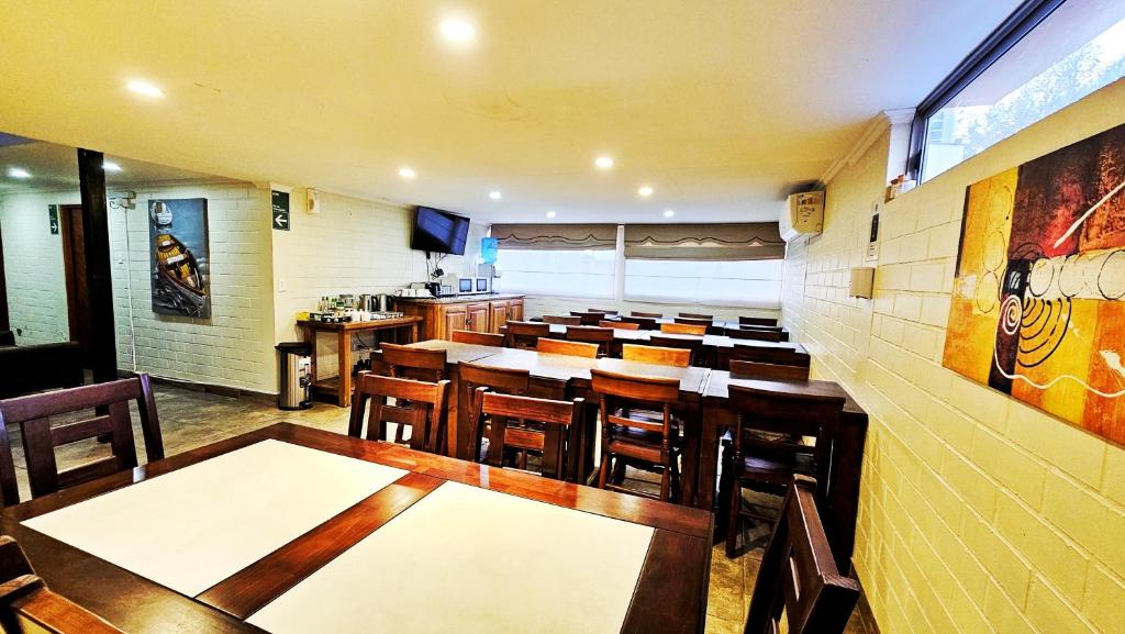 Restaurace v ubytování Hostal Aires del Sur Centro de Rancagua