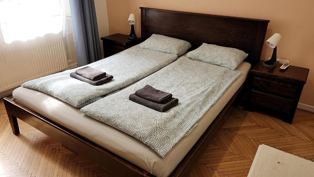 Posteľ alebo postele v izbe v ubytovaní A10 Budapest Center Aparthotel