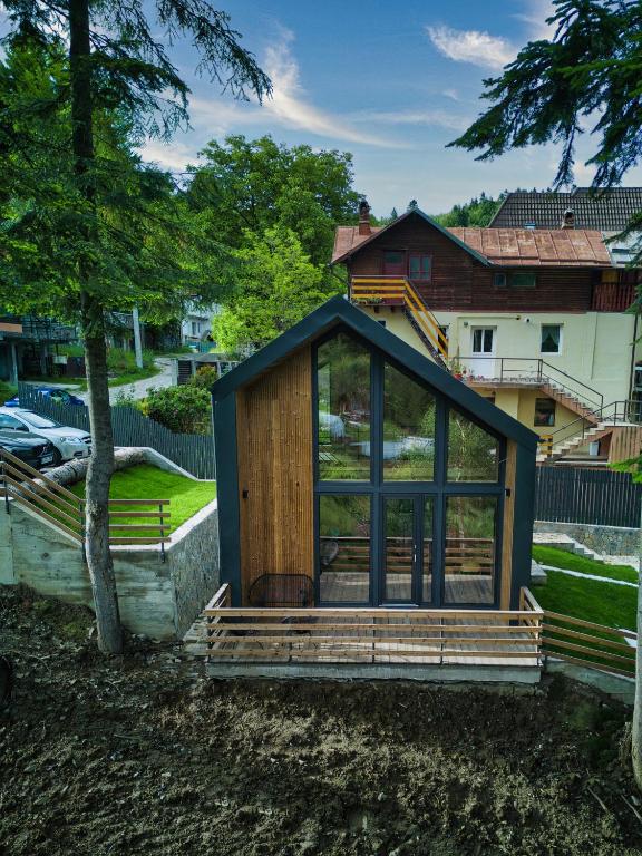 Zahrada ubytování Norway Cabins