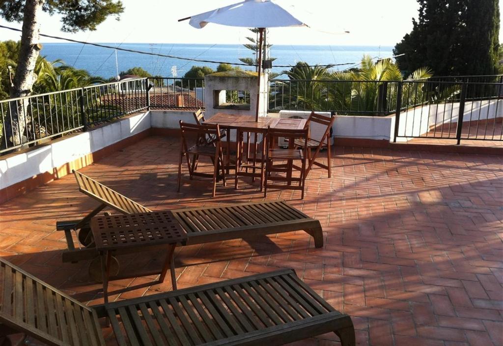 Balkón alebo terasa v ubytovaní Holiday villa for rent in Tarragona