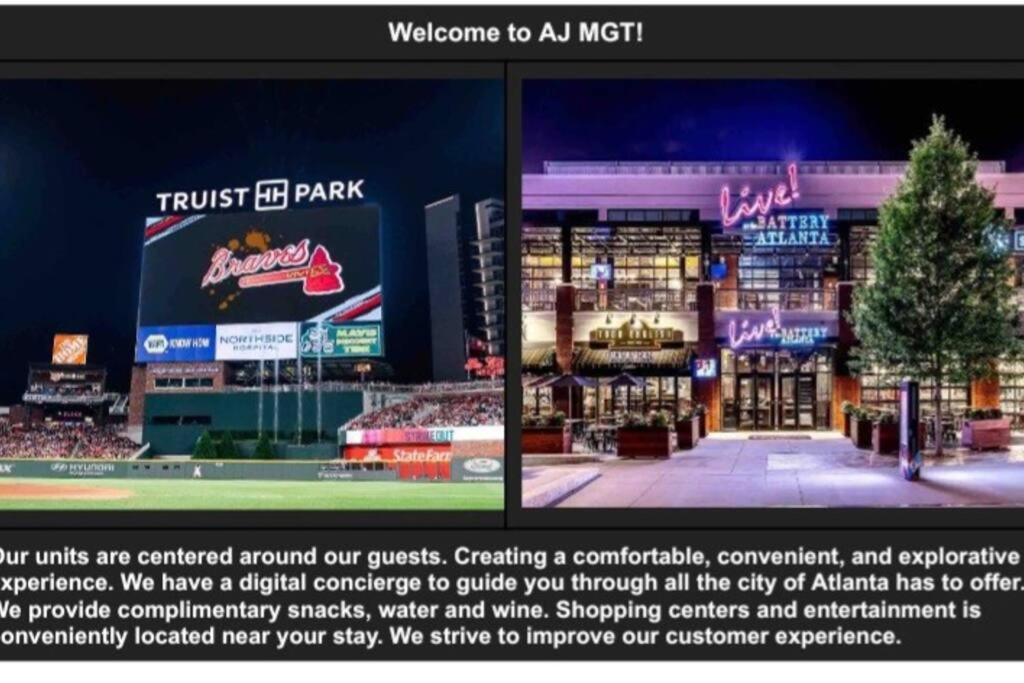 una schermata di un sito web di una partita di baseball di King Bedroom 5Mins Truist Park Battery Roxy ATL ad Atlanta
