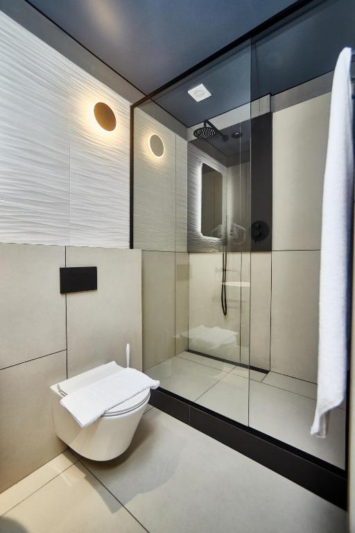 Koupelna v ubytování Ultramarinn Hotel