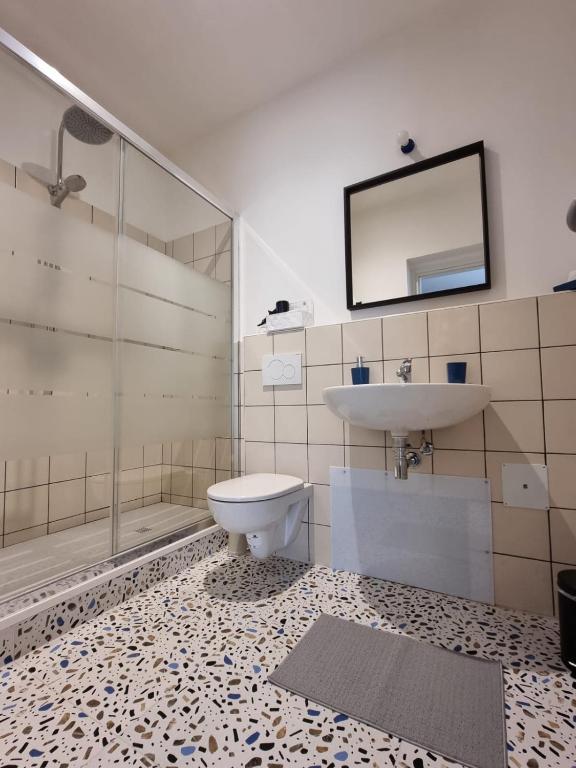 Koupelna v ubytování Three Rooms Alghero