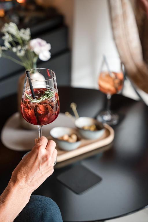 Nápoje v ubytování Boutique Hotel Eschenlohe