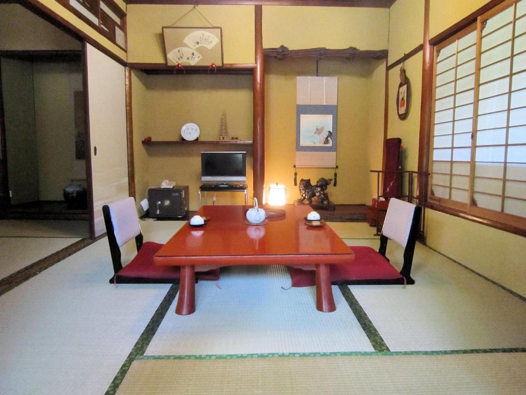 Posezení v ubytování Ryokan Taishoro