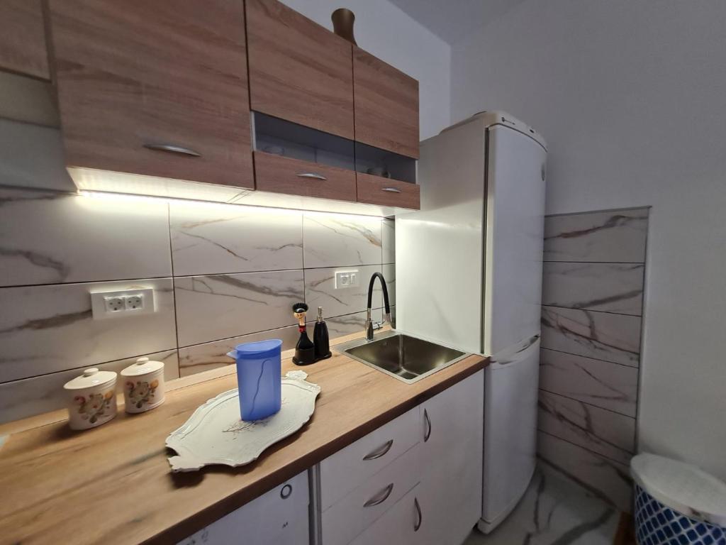 A kitchen or kitchenette at Riva Del Mare