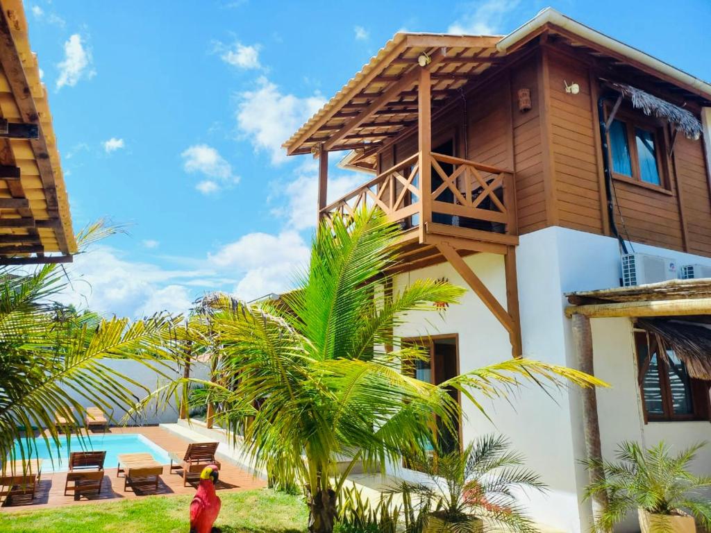 a person standing in front of a house at Potxi & Cabana in Guriú