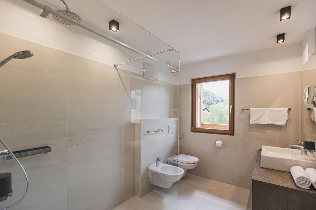 Koupelna v ubytování Hotel Brötz