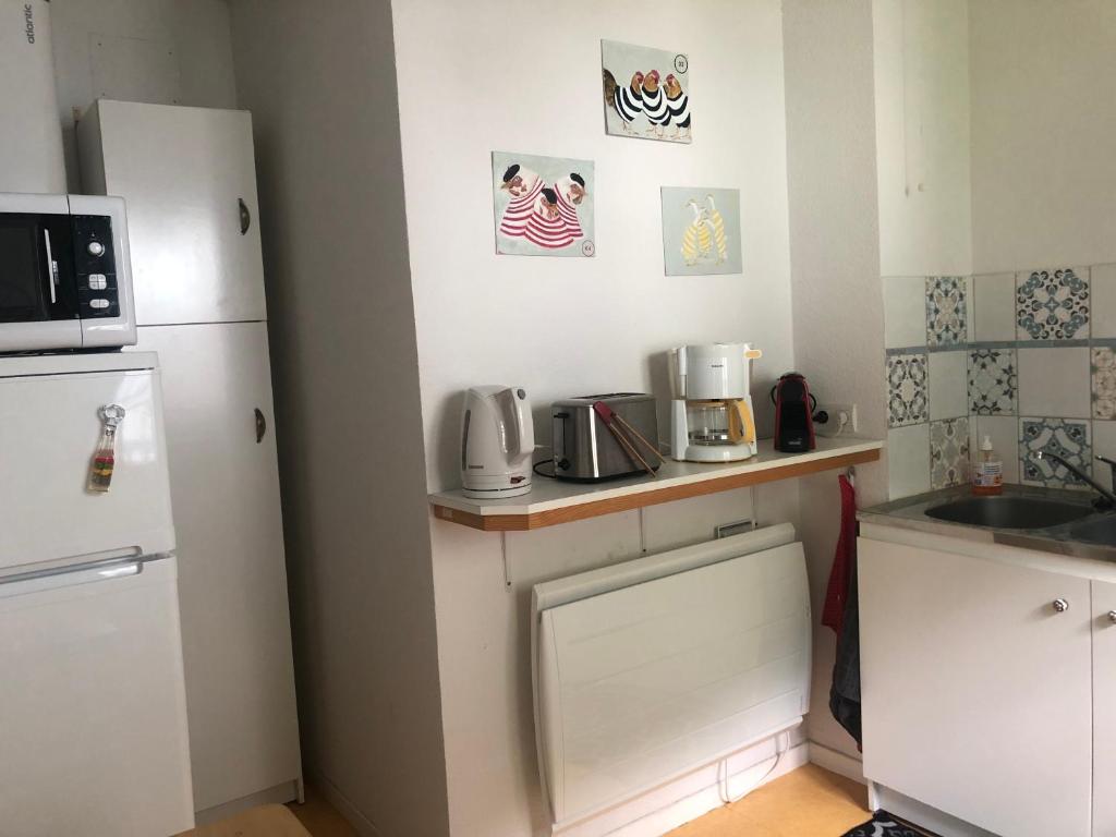 Kuchyňa alebo kuchynka v ubytovaní Grand appartement en RDC Vallée de Campan