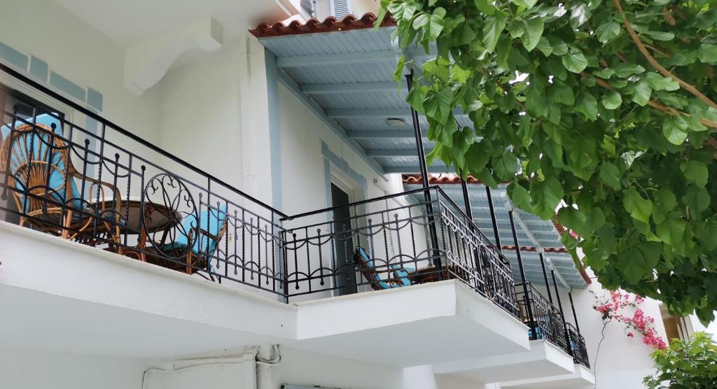 A balcony or terrace at Oasis