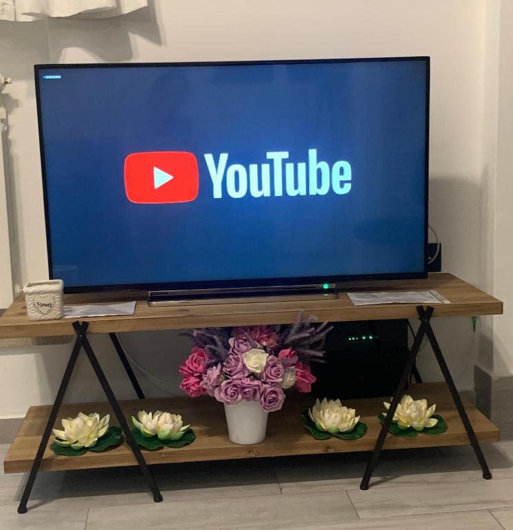 TV a/nebo společenská místnost v ubytování La Suite sul Mare