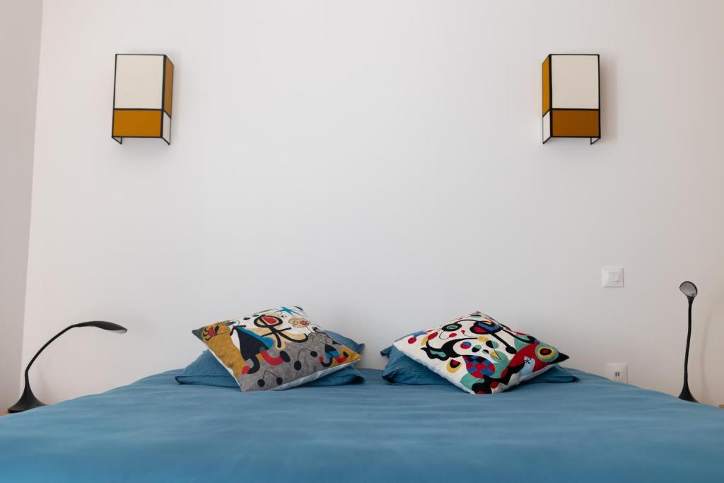 Postel nebo postele na pokoji v ubytování La Métairie - Guesthouse