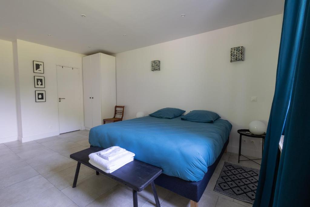 Postel nebo postele na pokoji v ubytování La Métairie - Guesthouse