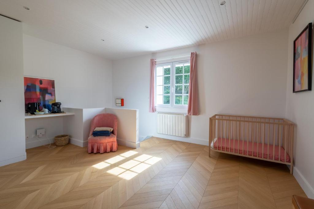 Postel nebo postele na pokoji v ubytování La Métairie - Guesthouse