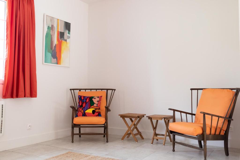 Posezení v ubytování La Métairie - Guesthouse