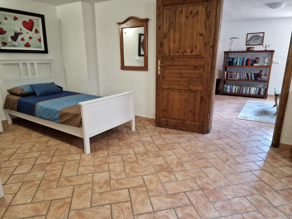 Postel nebo postele na pokoji v ubytování Sant'Anselmo
