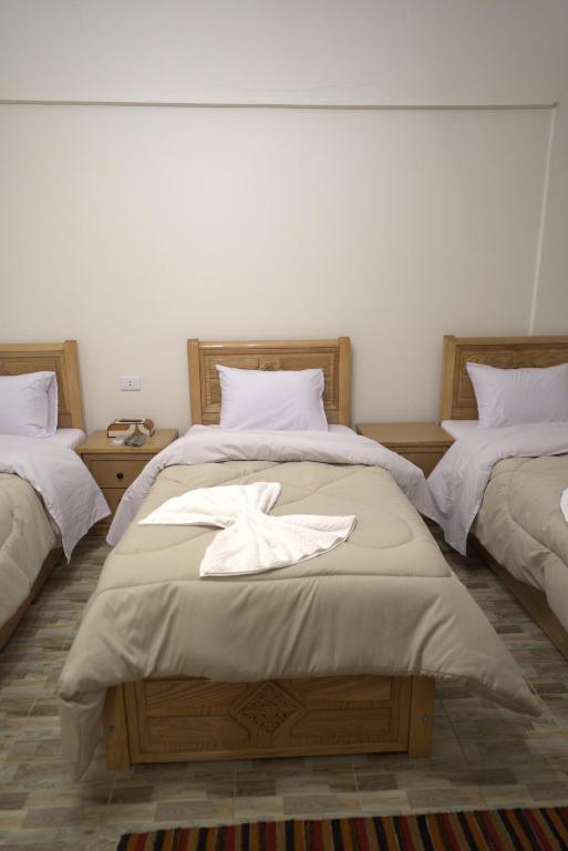 Postel nebo postele na pokoji v ubytování Central Cairo Hotel