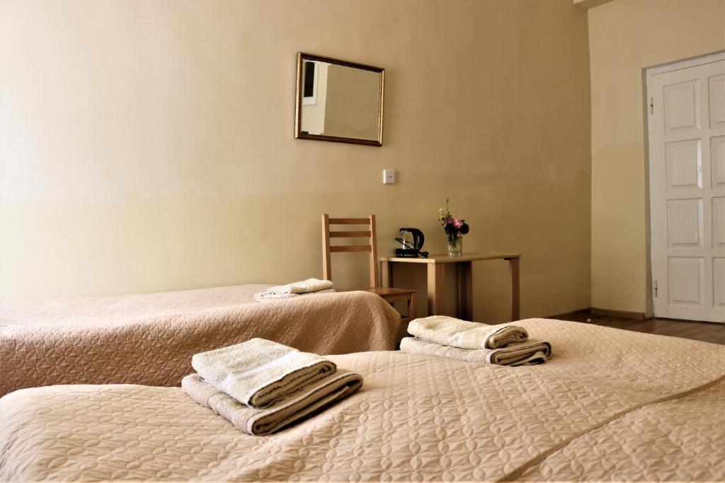 Postel nebo postele na pokoji v ubytování Taoskari Hotel