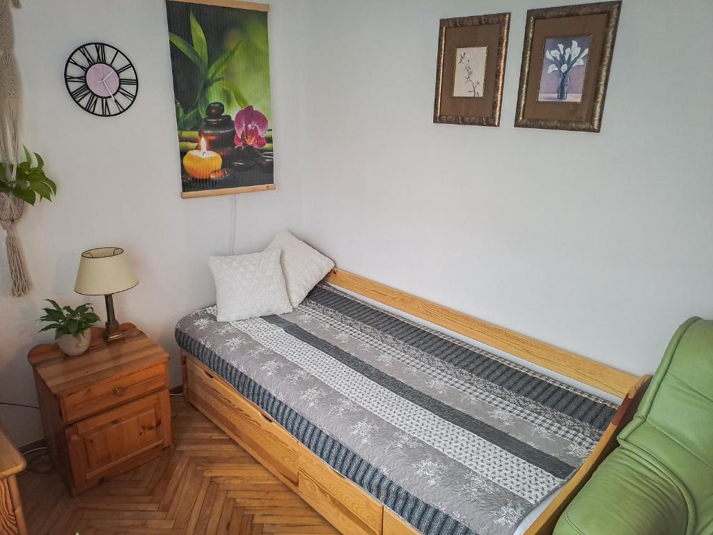 Posteľ alebo postele v izbe v ubytovaní Instytut Zdrowia i Hortiterapii