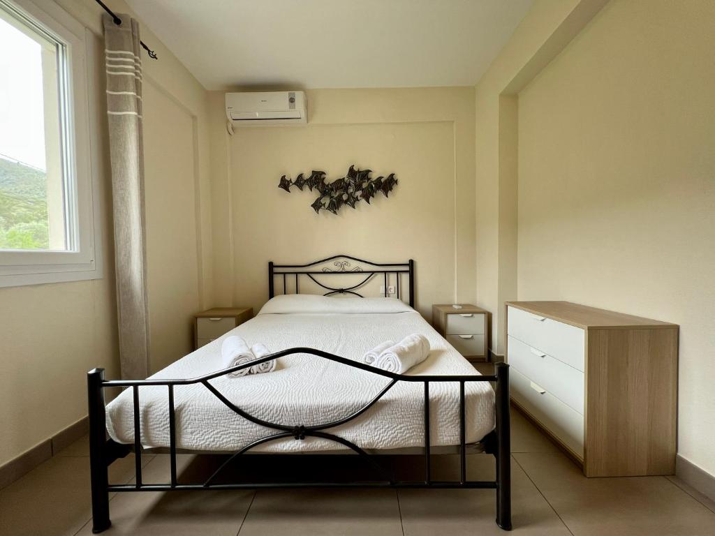 Postel nebo postele na pokoji v ubytování Alea Villa